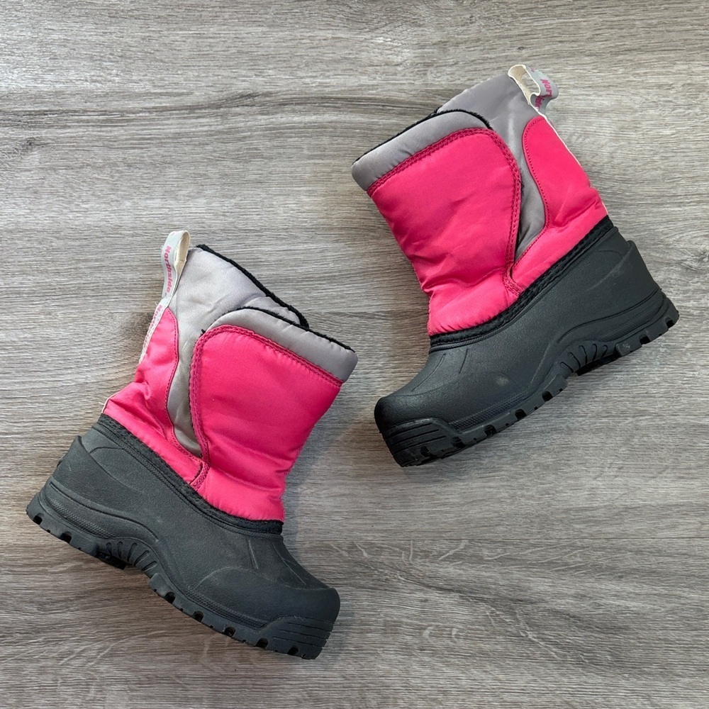 Thermolite toddler girls fleece lined winter snow boots